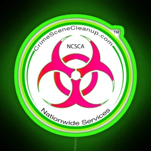 Der Tatortreiniger Cleaner Logo RGB Neon Sign