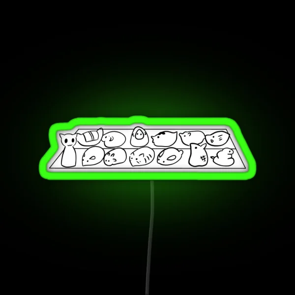 Derpy Furuba Zodiac RGB Neon Sign