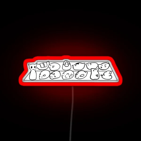 Derpy Furuba Zodiac RGB Neon Sign