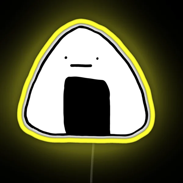 Derpy Onigiri RGB Neon Sign