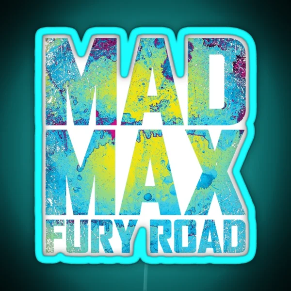 Desert Legends Iconic Characters Of Mad Max RGB Neon Sign