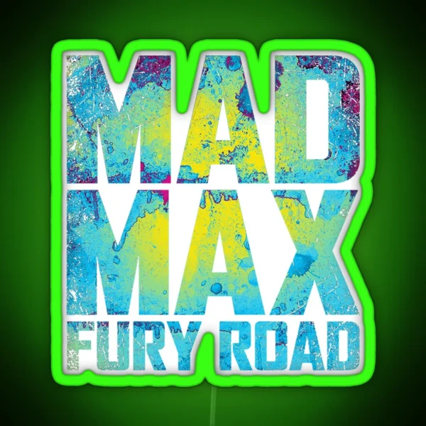 Desert Legends Iconic Characters Of Mad Max RGB Neon Sign