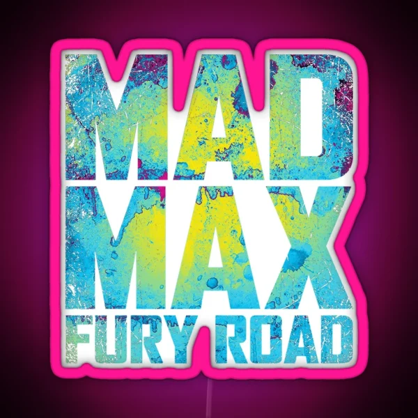 Desert Legends Iconic Characters Of Mad Max RGB Neon Sign