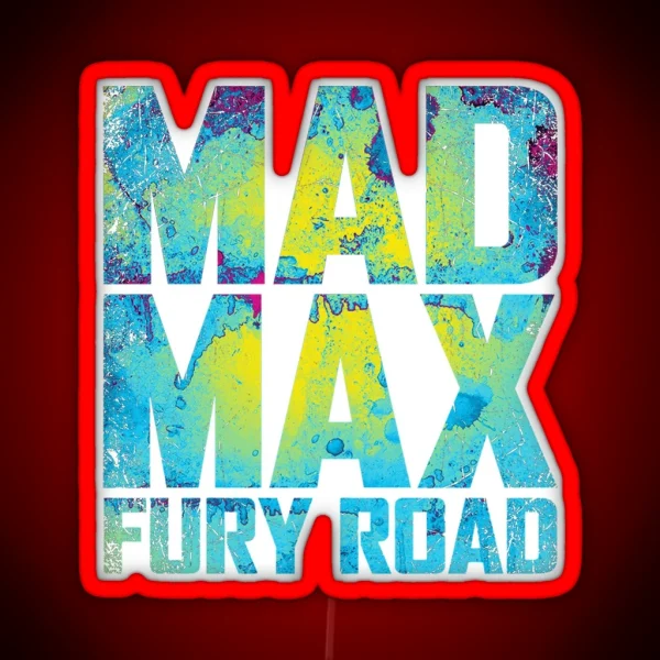 Desert Legends Iconic Characters Of Mad Max RGB Neon Sign