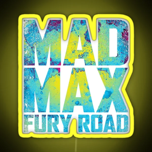Desert Legends Iconic Characters Of Mad Max RGB Neon Sign