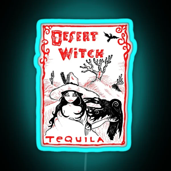 Desert Witch Tequila RGB Neon Sign