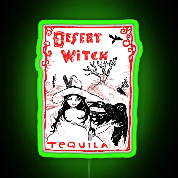 Desert Witch Tequila RGB Neon Sign