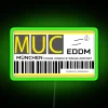 Destination Munich Airport RGB Neon Sign - Image 4