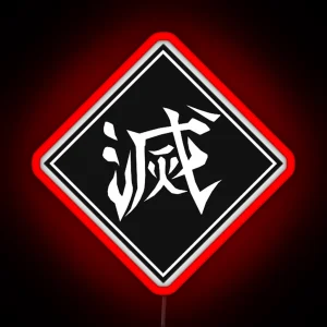 Destroy Symbol RGB Neon Sign