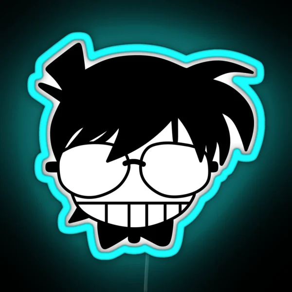 Detective Conan Badge RGB Neon Sign