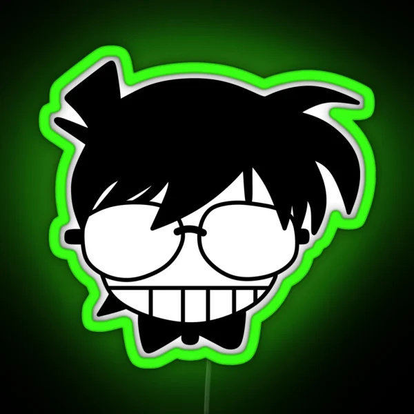 Detective Conan Badge RGB Neon Sign