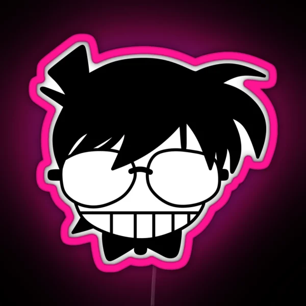 Detective Conan Badge RGB Neon Sign