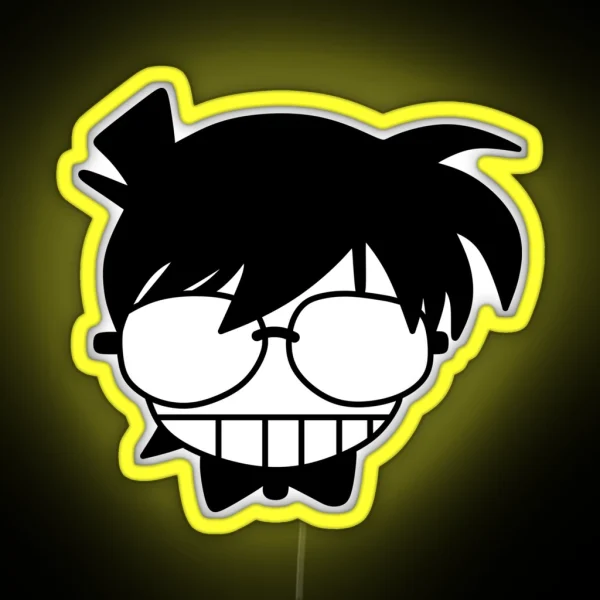 Detective Conan Badge RGB Neon Sign