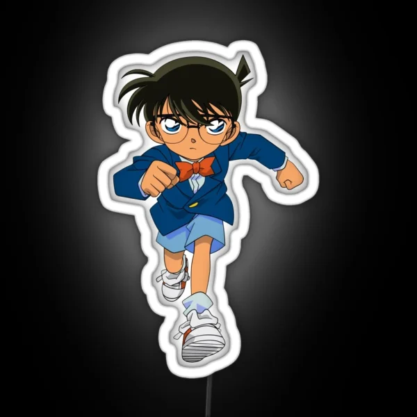 Detective Conan Cartoon RGB Neon Sign