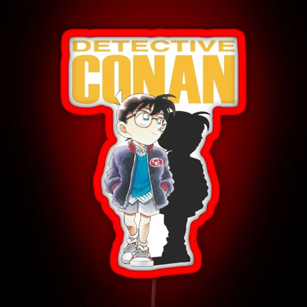 Detective Conan Cartoon RGB Neon Sign