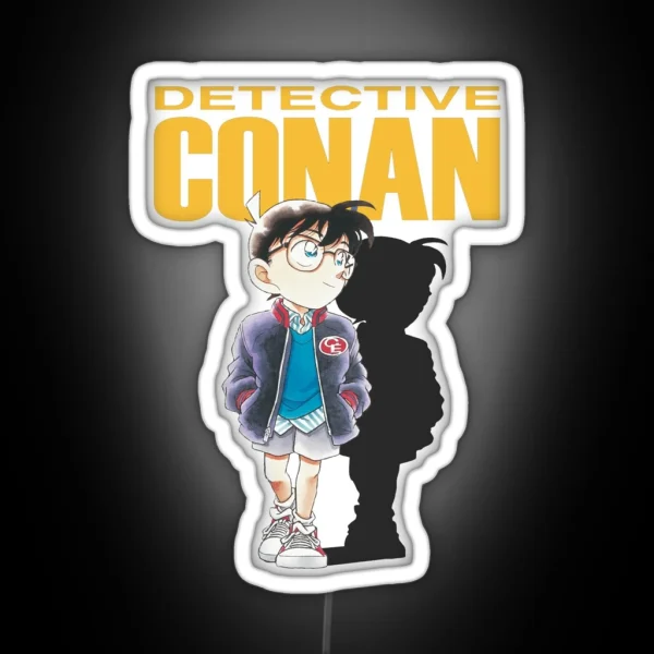 Detective Conan Cartoon RGB Neon Sign