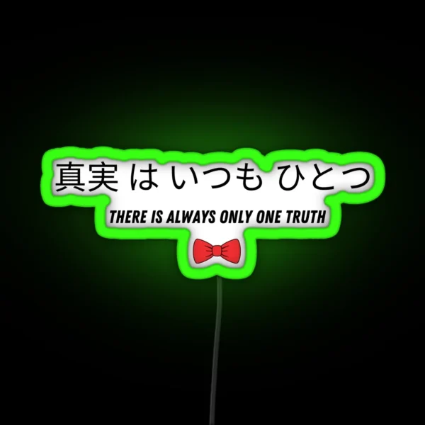 Detective Conan Catch Phrase RGB Neon Sign