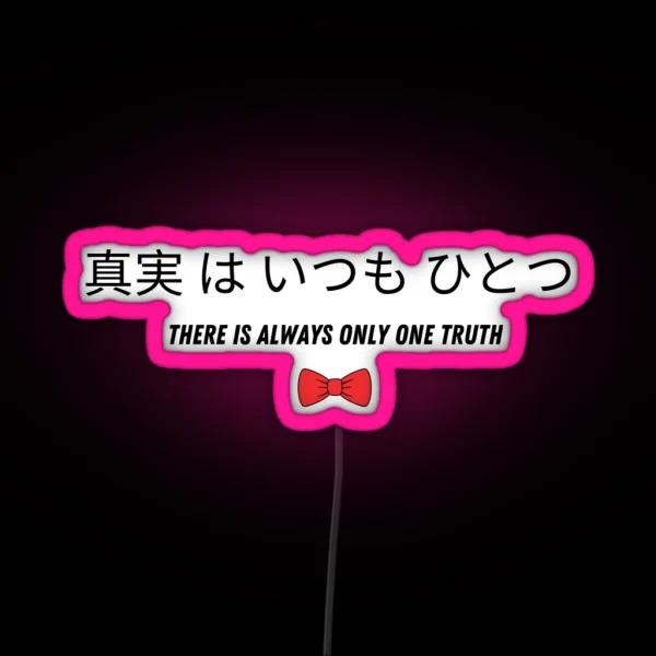 Detective Conan Catch Phrase RGB Neon Sign