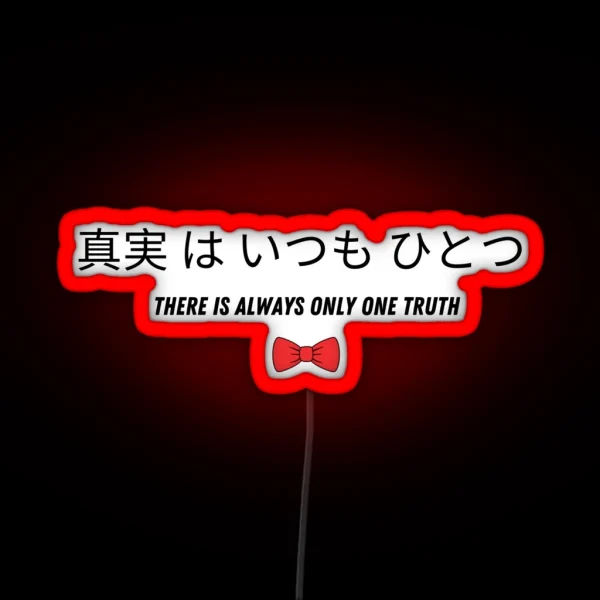 Detective Conan Catch Phrase RGB Neon Sign