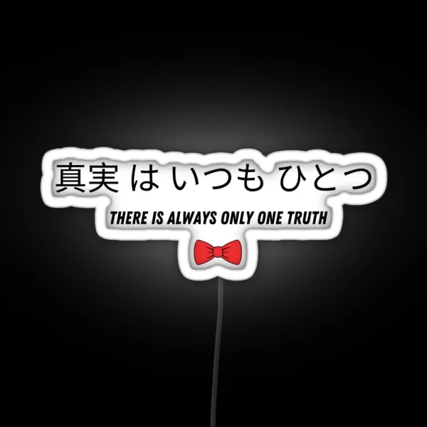 Detective Conan Catch Phrase RGB Neon Sign