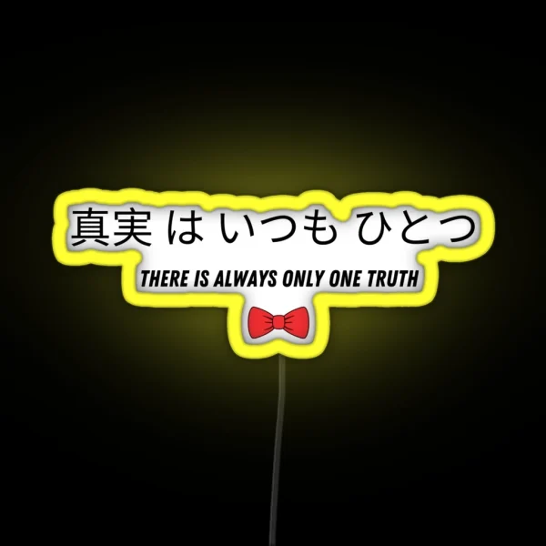 Detective Conan Catch Phrase RGB Neon Sign