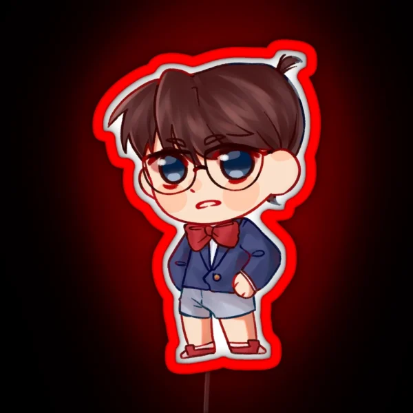 Detective Conan Chibi RGB Neon Sign