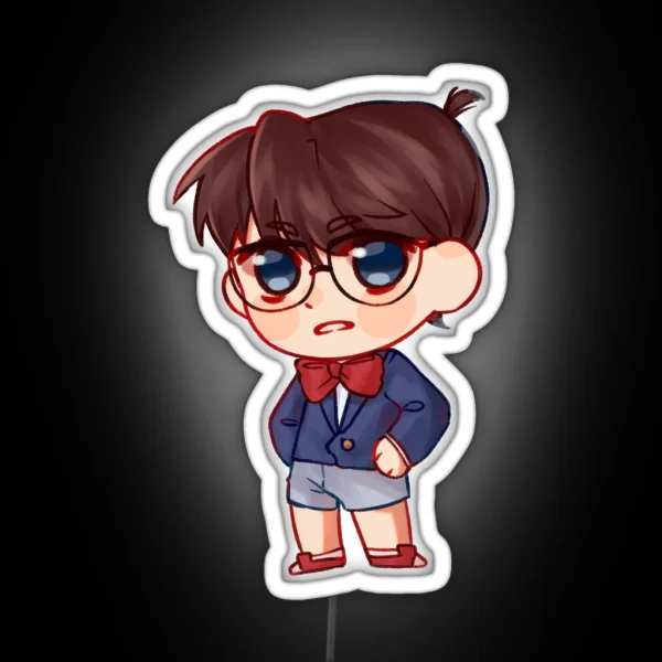 Detective Conan Chibi RGB Neon Sign