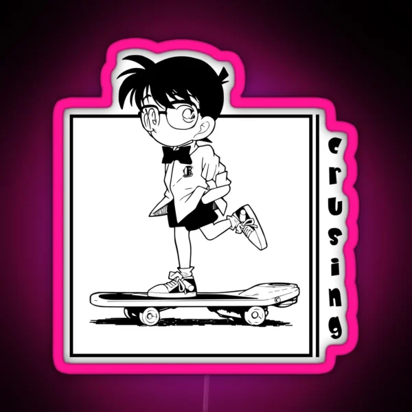Detective Conan Crusing RGB Neon Sign