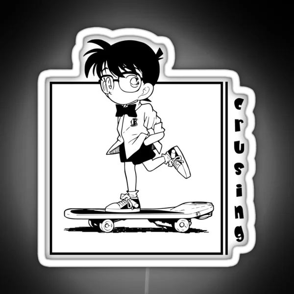 Detective Conan Crusing RGB Neon Sign