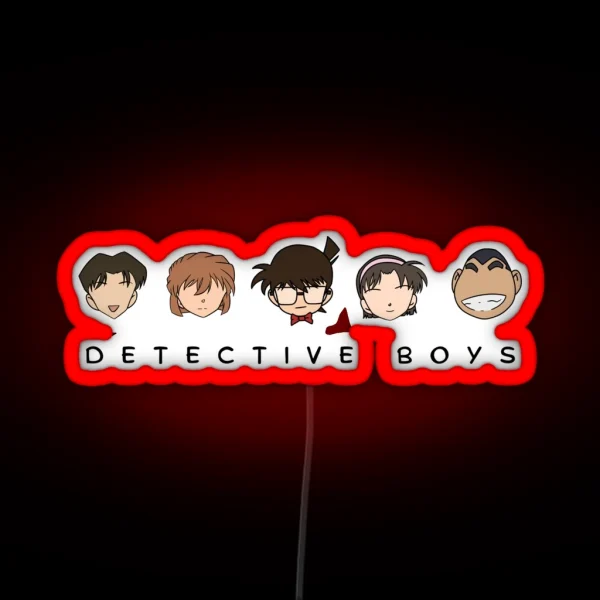 Detective Conan Detective Boys RGB Neon Sign