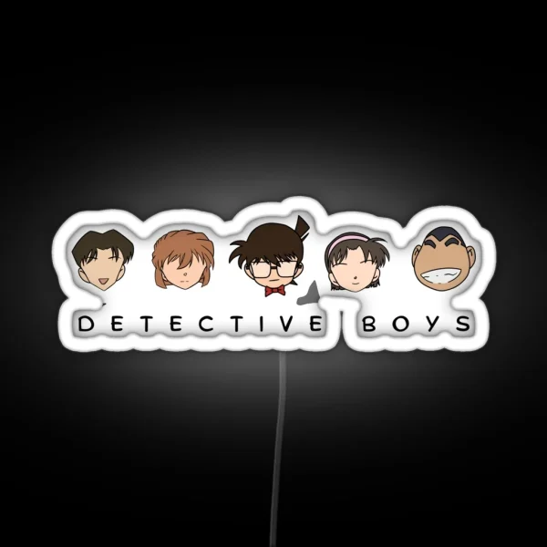 Detective Conan Detective Boys RGB Neon Sign
