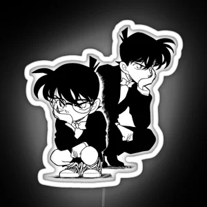 Detective Conan Edit Conan And Shinichi RGB Neon Sign