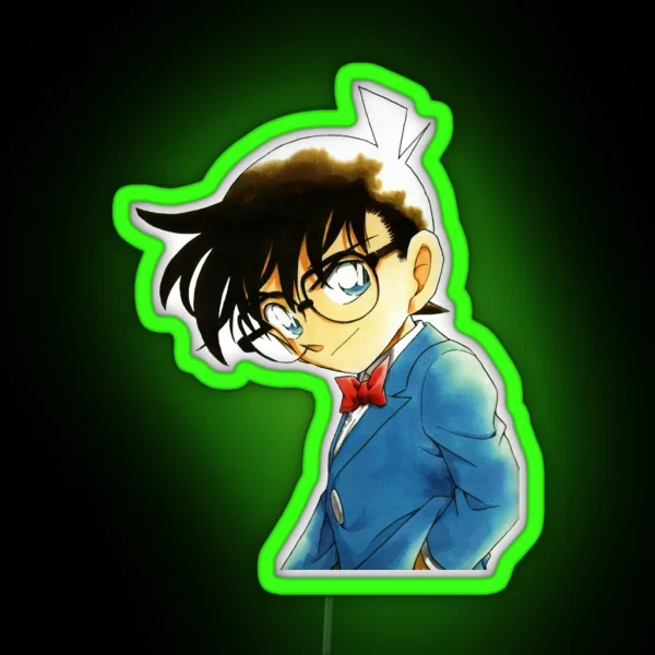 Detective Conan Edit Conan Edogawa RGB Neon Sign