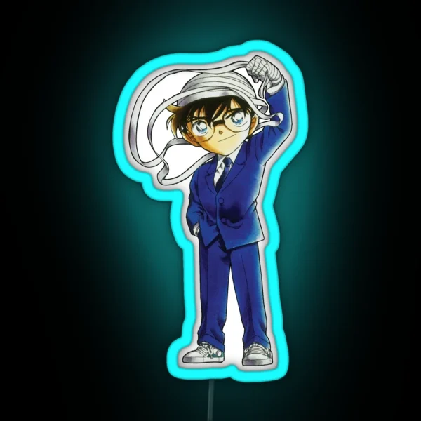 Detective Conan Edit Conan Edogawa RGB Neon Sign