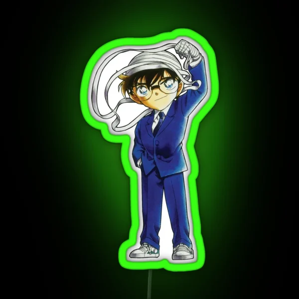Detective Conan Edit Conan Edogawa RGB Neon Sign