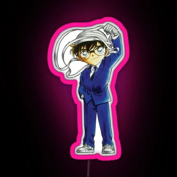 Detective Conan Edit Conan Edogawa RGB Neon Sign