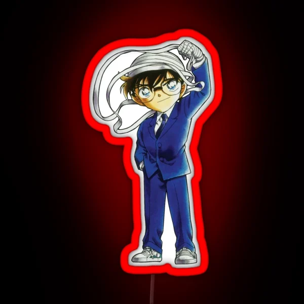 Detective Conan Edit Conan Edogawa RGB Neon Sign