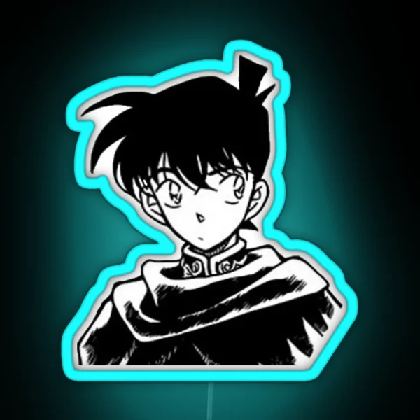 Detective Conan Edit Shinichi Kudo RGB Neon Sign