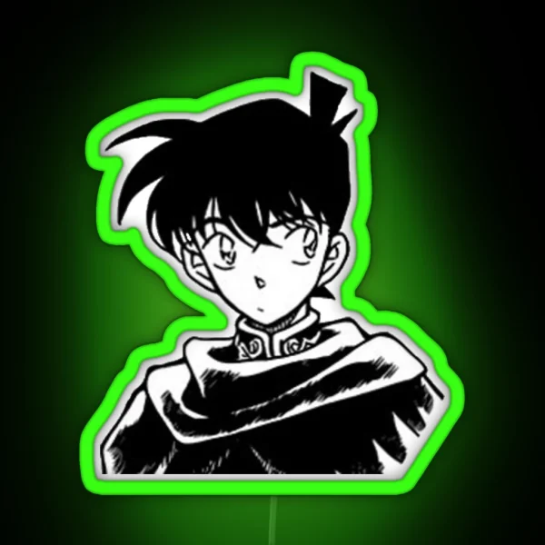Detective Conan Edit Shinichi Kudo RGB Neon Sign