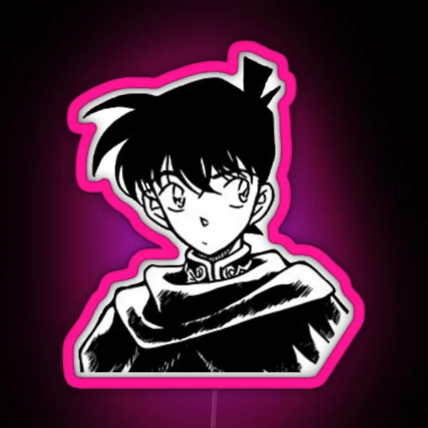 Detective Conan Edit Shinichi Kudo RGB Neon Sign