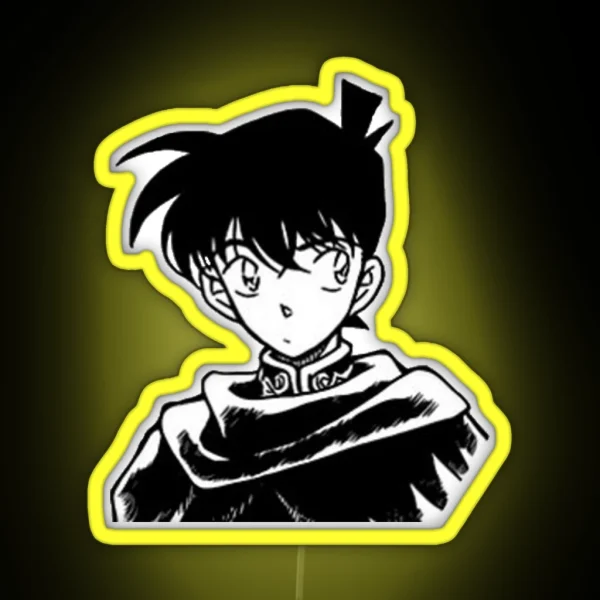 Detective Conan Edit Shinichi Kudo RGB Neon Sign