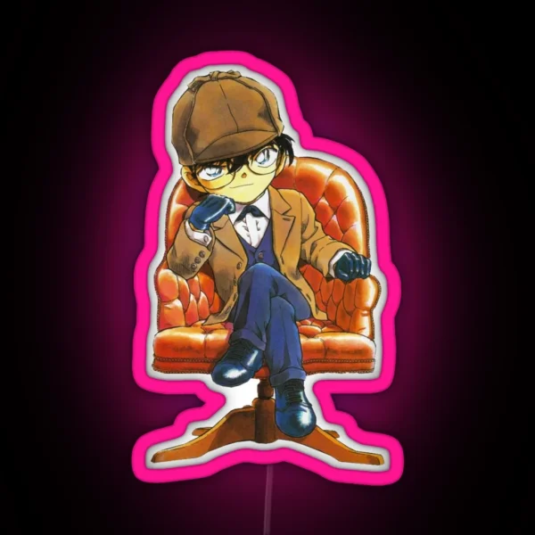 Detective Conan Edogawa Case Closed RGB Neon Sign