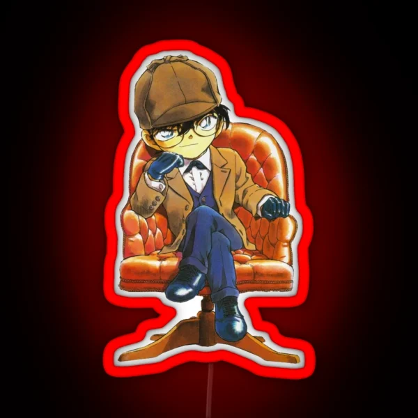 Detective Conan Edogawa Case Closed RGB Neon Sign