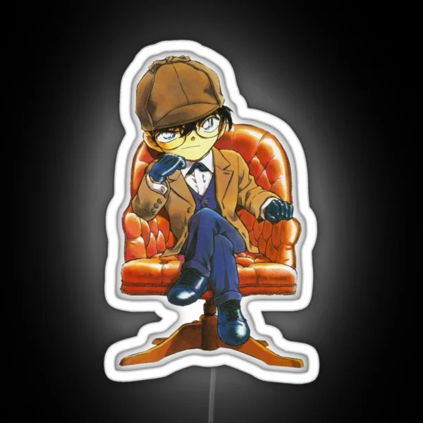 Detective Conan Edogawa Case Closed RGB Neon Sign
