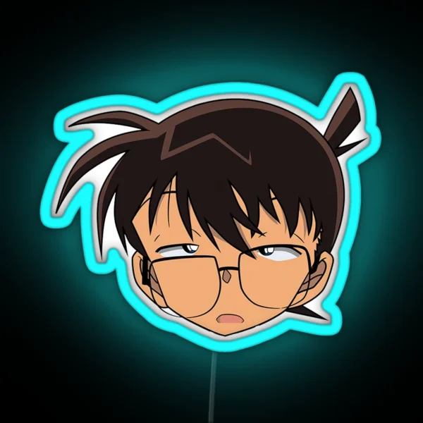 Detective Conan Edogawa Case Closed RGB Neon Sign