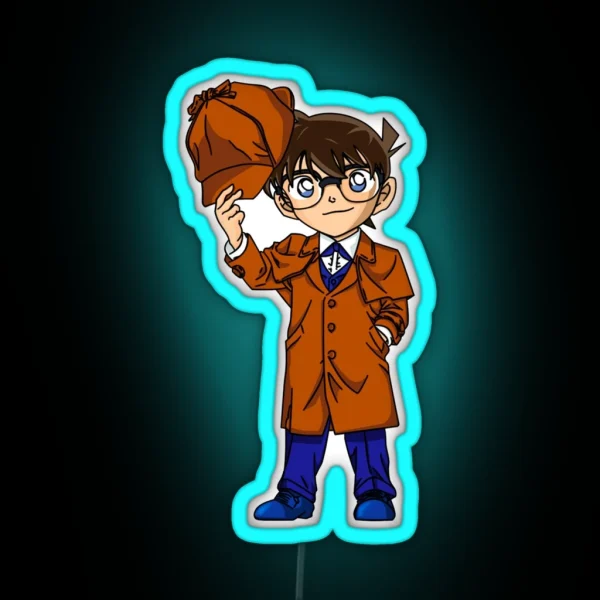 Detective Conan Edogawa Case Closed RGB Neon Sign
