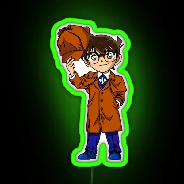 Detective Conan Edogawa Case Closed RGB Neon Sign