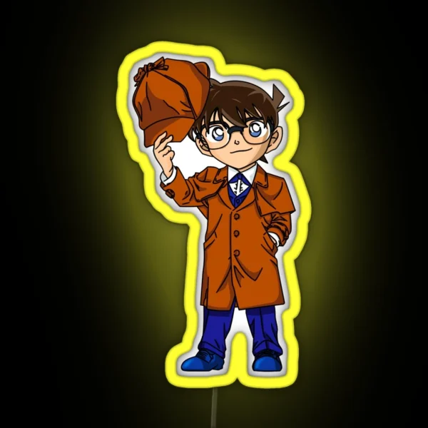Detective Conan Edogawa Case Closed RGB Neon Sign