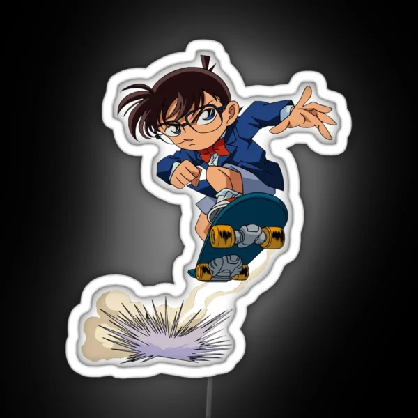 Detective Conan Edogawa Case Closed RGB Neon Sign