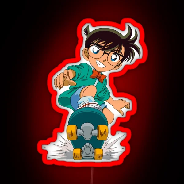 Detective Conan Edogawa Case Closed RGB Neon Sign